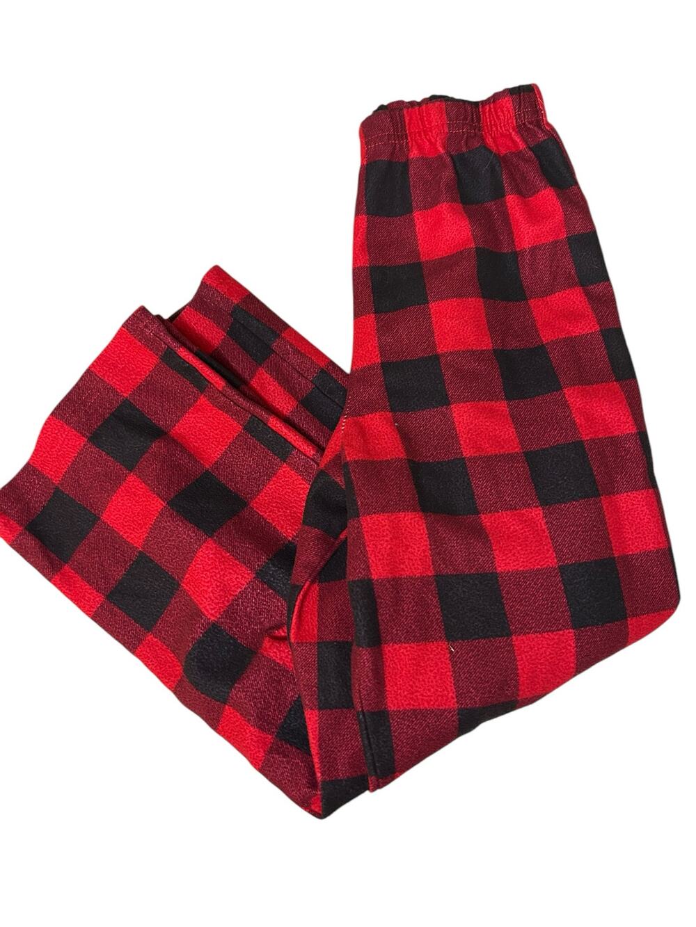 red and black Plaid pajama pants size 6-8